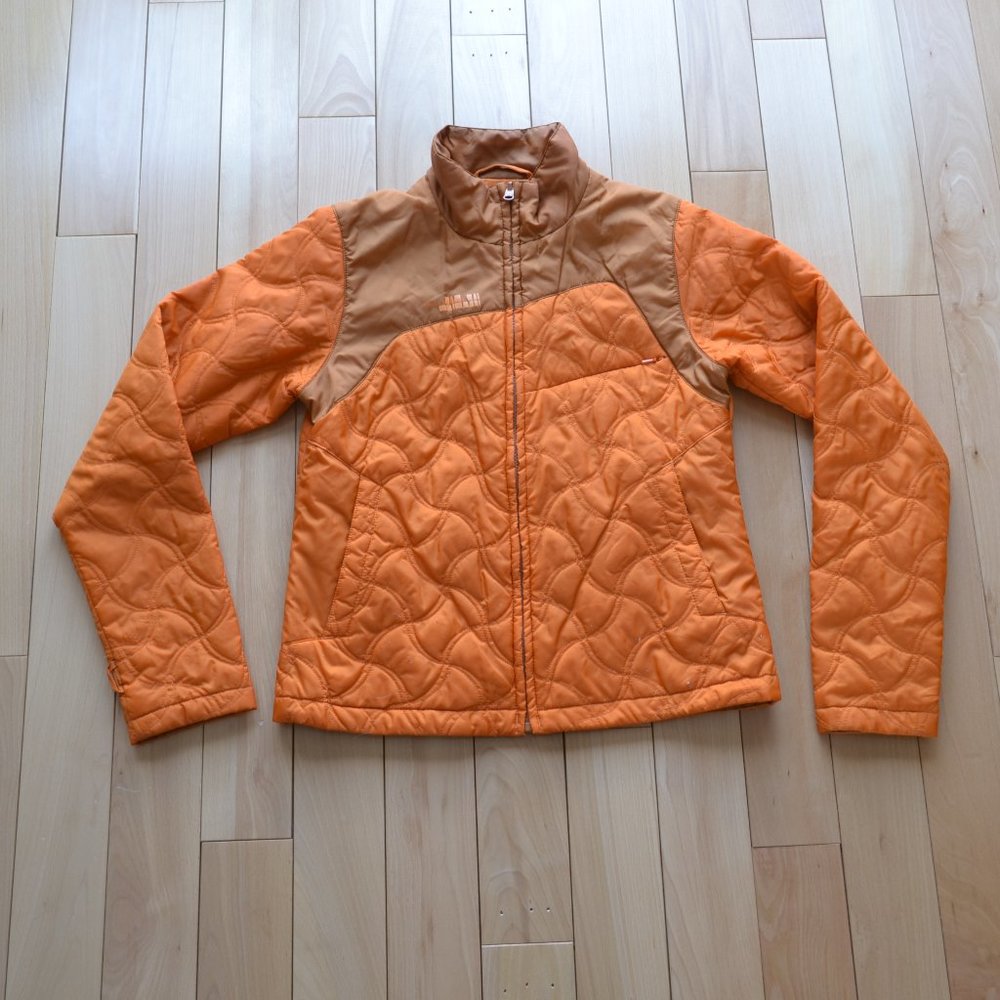 Helly Hansen Quilted Jacket Orange and Brown